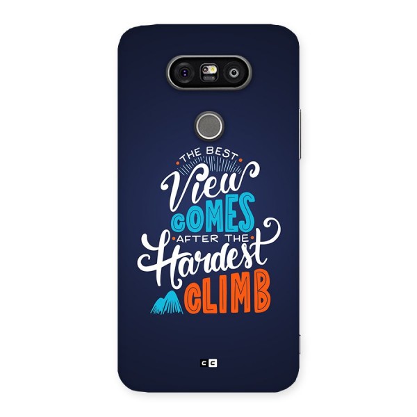 Hardest Climb Back Case for LG G5