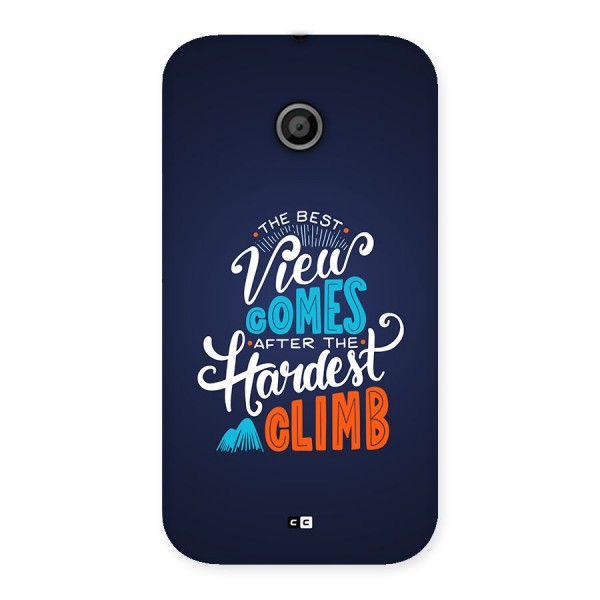 Hardest Climb Back Case for Moto E