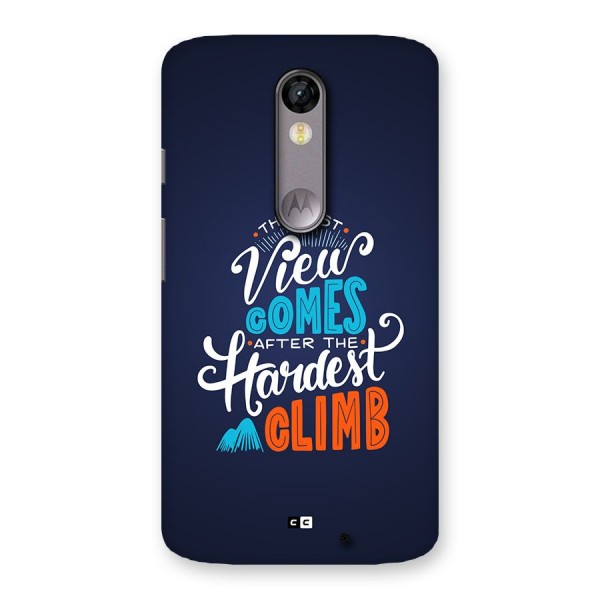 Hardest Climb Back Case for Moto X Force