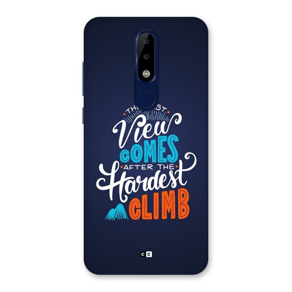 Hardest Climb Back Case for Nokia 5.1 Plus