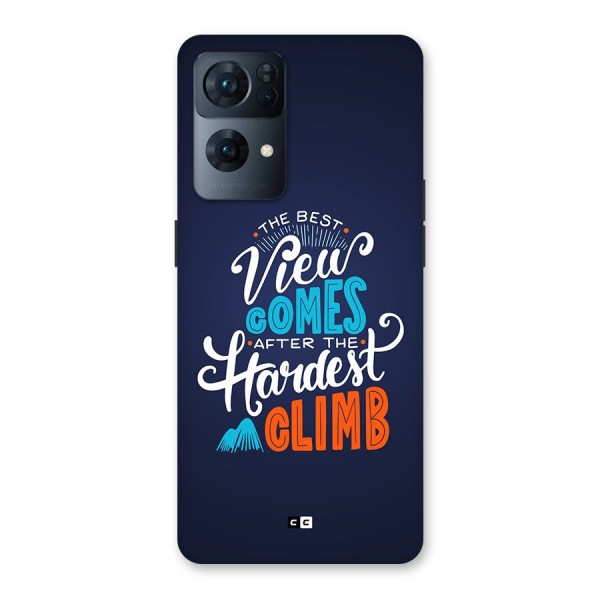 Hardest Climb Back Case for Oppo Reno7 Pro 5G