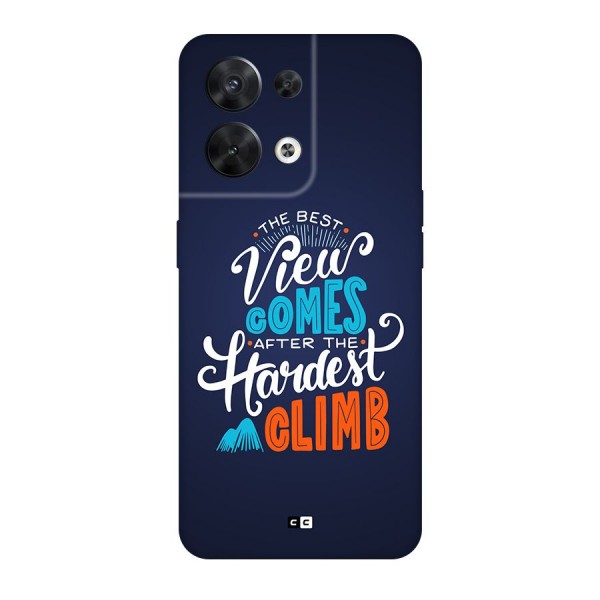 Hardest Climb Back Case for Oppo Reno8 5G