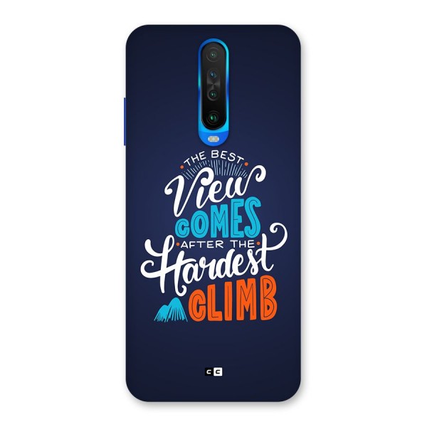 Hardest Climb Back Case for Poco X2