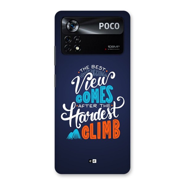 Hardest Climb Back Case for Poco X4 Pro 5G