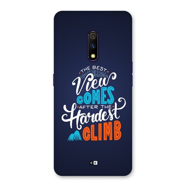 Hardest Climb Back Case for Realme X