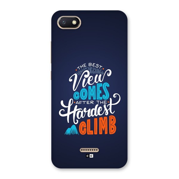 Hardest Climb Back Case for Redmi 6A