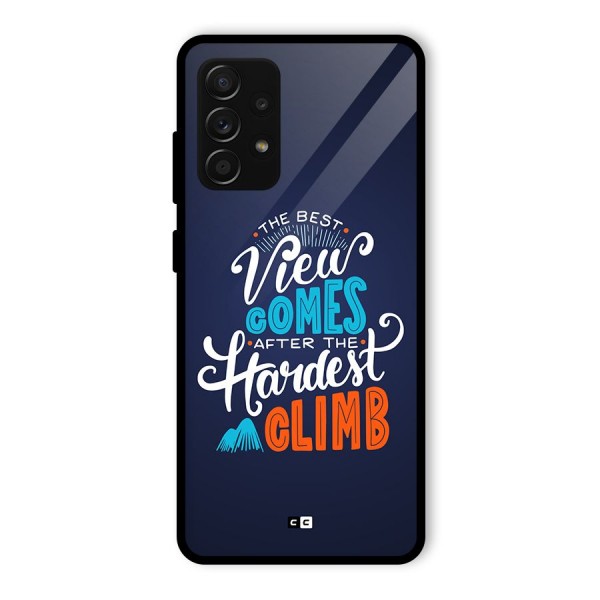 Hardest Climb Glass Back Case for Galaxy A53 5G