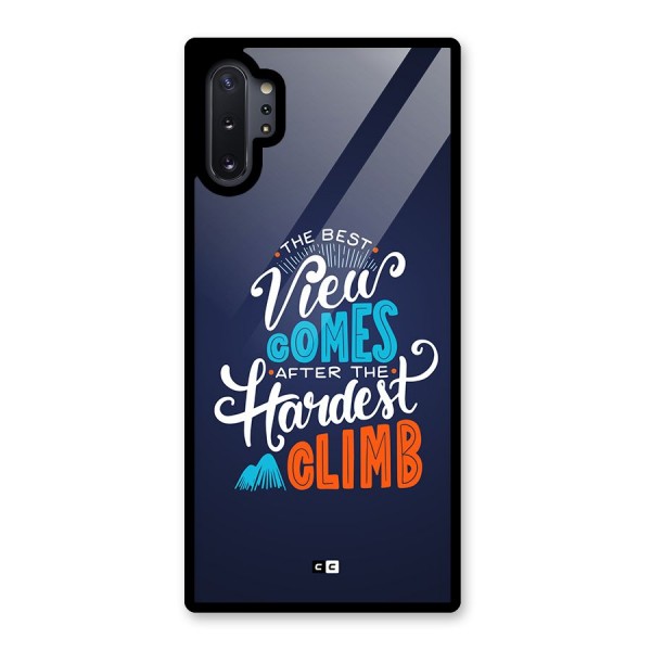 Hardest Climb Glass Back Case for Galaxy Note 10 Plus