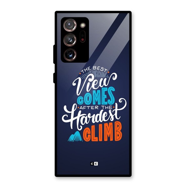 Hardest Climb Glass Back Case for Galaxy Note 20 Ultra