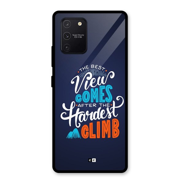 Hardest Climb Glass Back Case for Galaxy S10 Lite