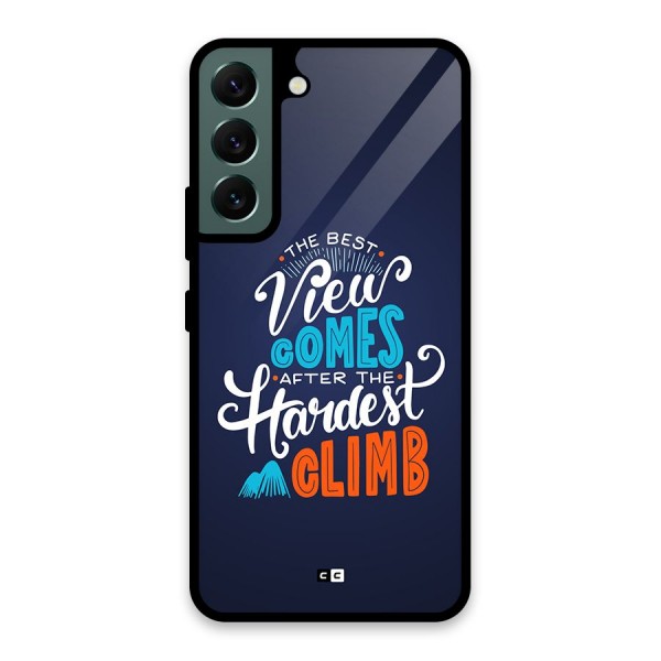 Hardest Climb Glass Back Case for Galaxy S22 5G