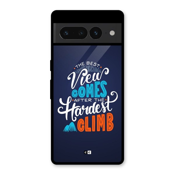 Hardest Climb Glass Back Case for Google Pixel 7 Pro