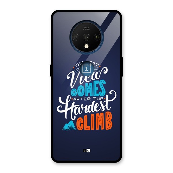 Hardest Climb Glass Back Case for OnePlus 7T