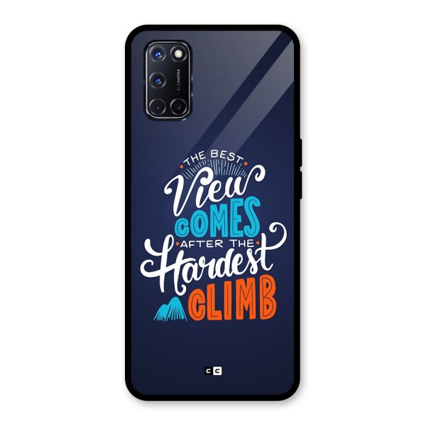 Hardest Climb Glass Back Case for Oppo A52