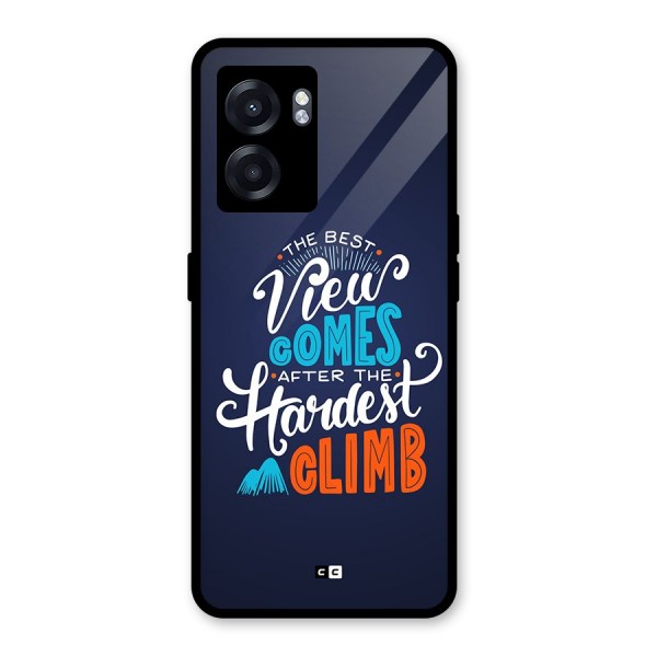 Hardest Climb Glass Back Case for Oppo K10 (5G)