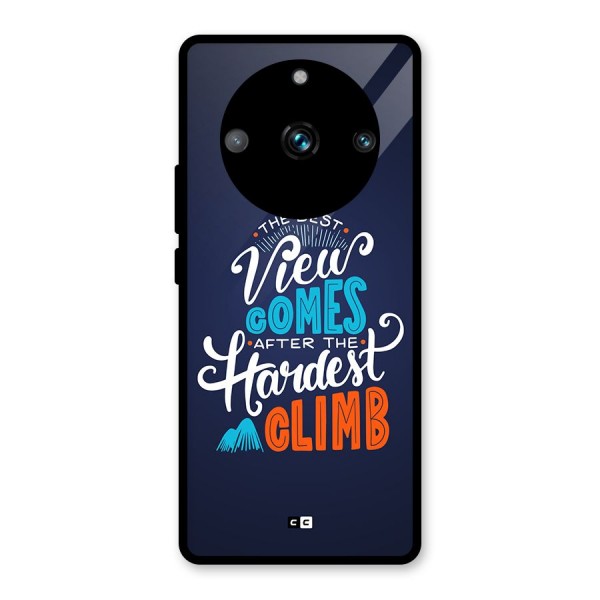 Hardest Climb Glass Back Case for Realme 11 Pro