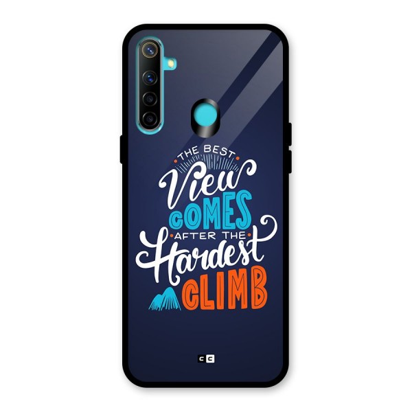 Hardest Climb Glass Back Case for Realme 5