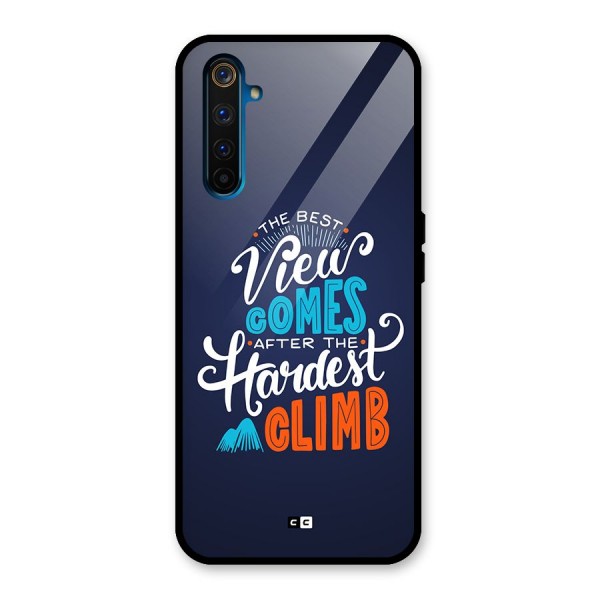 Hardest Climb Glass Back Case for Realme 6 Pro