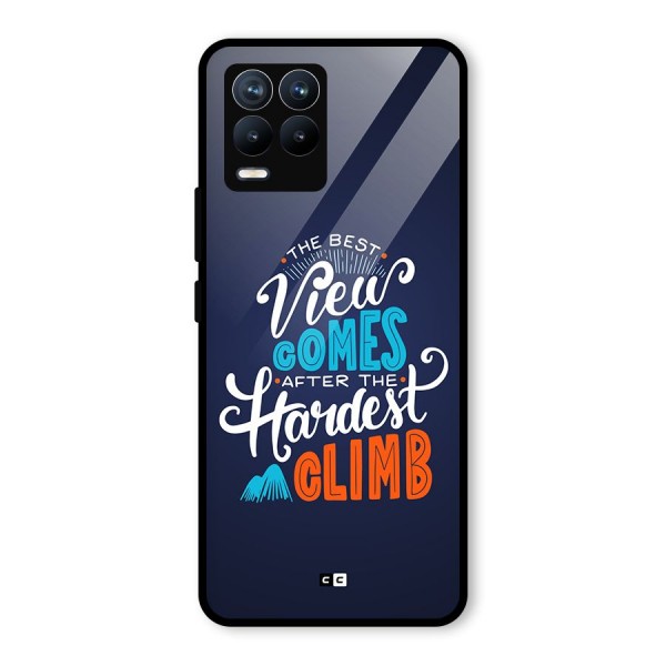 Hardest Climb Glass Back Case for Realme 8 Pro