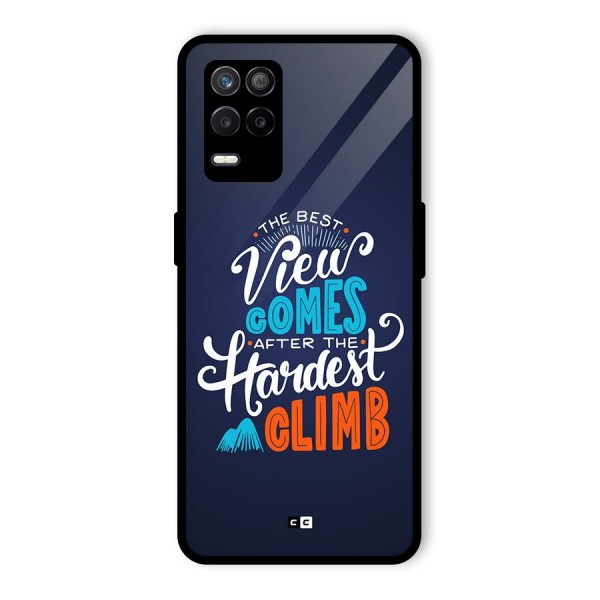 Hardest Climb Glass Back Case for Realme 9 5G