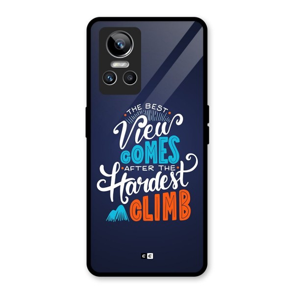 Hardest Climb Glass Back Case for Realme GT Neo 3