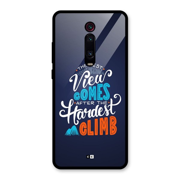 Hardest Climb Glass Back Case for Redmi K20