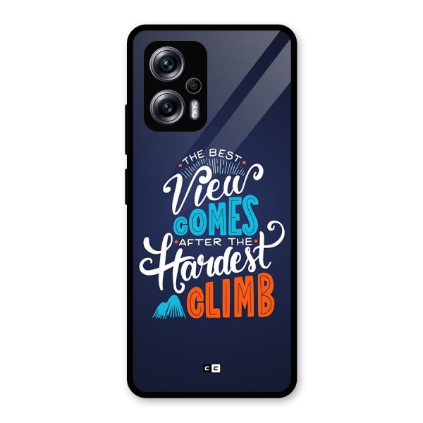 Hardest Climb Glass Back Case for Redmi K50i