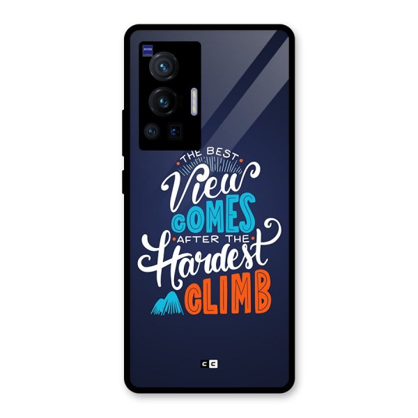 Hardest Climb Glass Back Case for Vivo X70 Pro