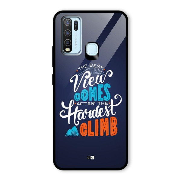 Hardest Climb Glass Back Case for Vivo Y30