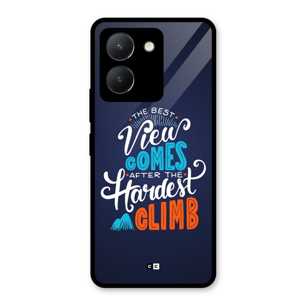 Hardest Climb Glass Back Case for Vivo Y36