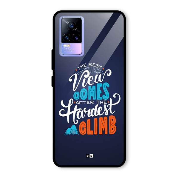 Hardest Climb Glass Back Case for Vivo Y73