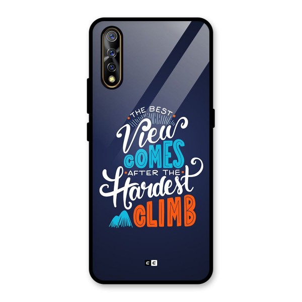 Hardest Climb Glass Back Case for Vivo Z1x