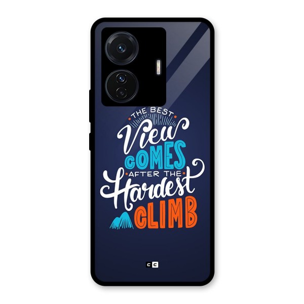 Hardest Climb Glass Back Case for Vivo iQOO Z6 Pro