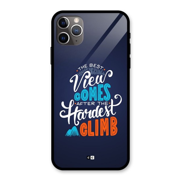 Hardest Climb Glass Back Case for iPhone 11 Pro Max