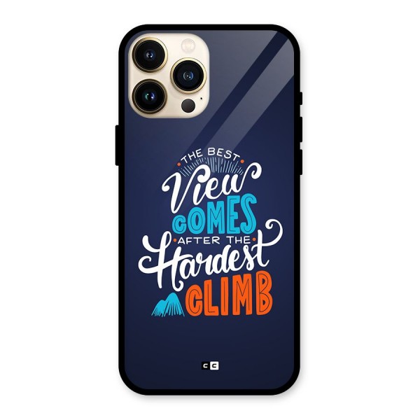 Hardest Climb Glass Back Case for iPhone 13 Pro Max