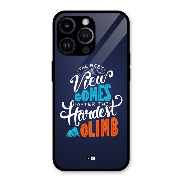 Hardest Climb Glass Back Case for iPhone 14 Pro Max