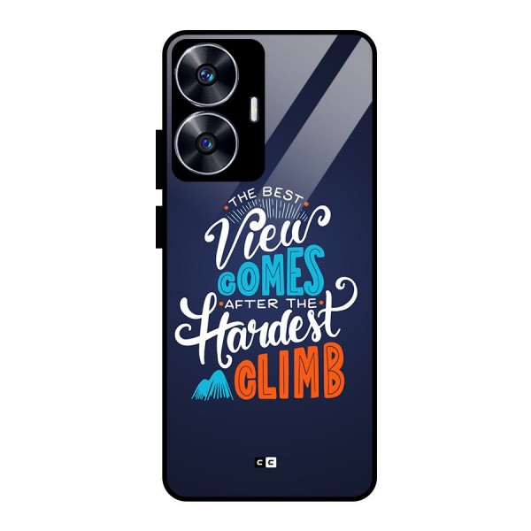 Hardest Climb Glass Back Case for realme C55