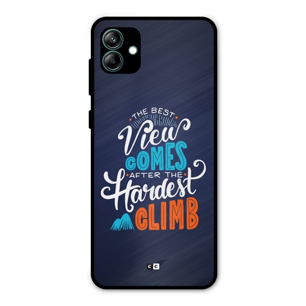 Hardest Climb Metal Back Case for Galaxy A04