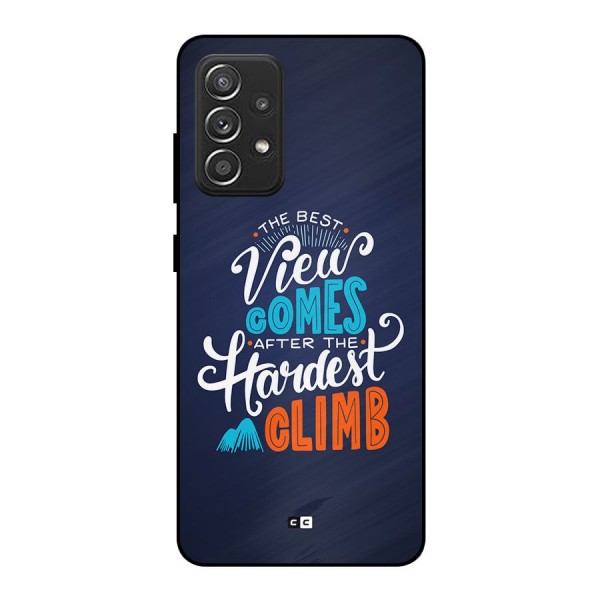 Hardest Climb Metal Back Case for Galaxy A52