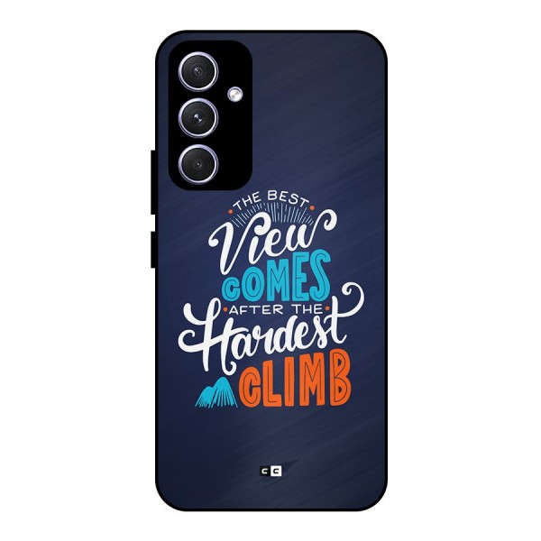 Hardest Climb Metal Back Case for Galaxy A54