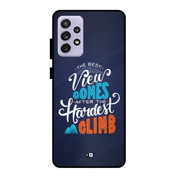 Hardest Climb Metal Back Case for Galaxy A72