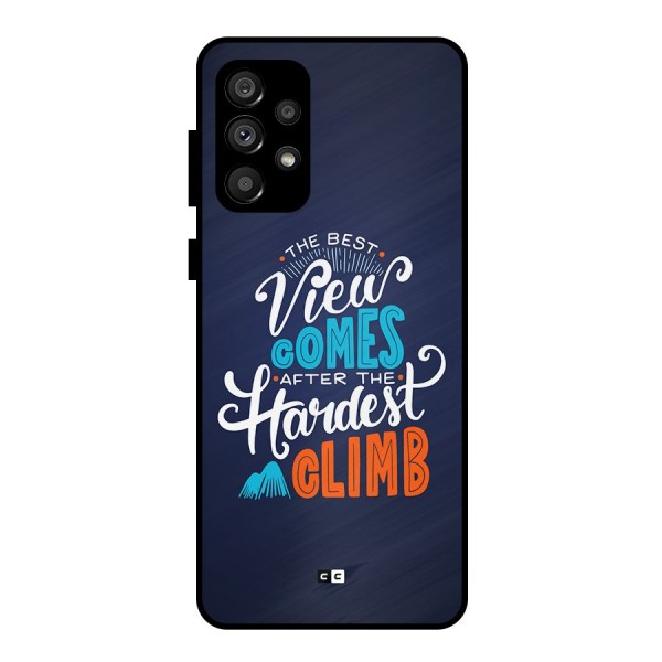 Hardest Climb Metal Back Case for Galaxy A73 5G