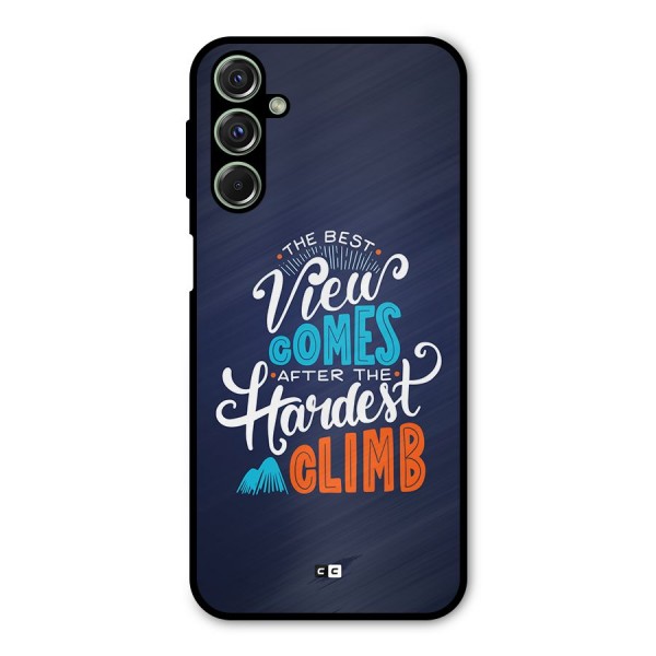 Hardest Climb Metal Back Case for Galaxy F34