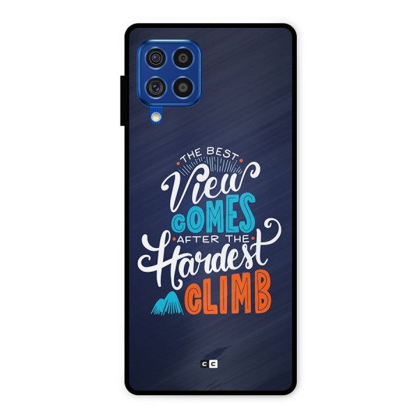 Hardest Climb Metal Back Case for Galaxy F62