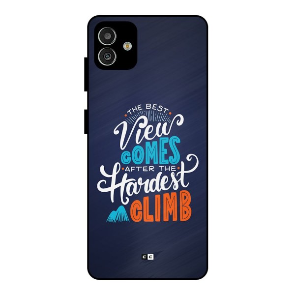 Hardest Climb Metal Back Case for Galaxy M13 5G