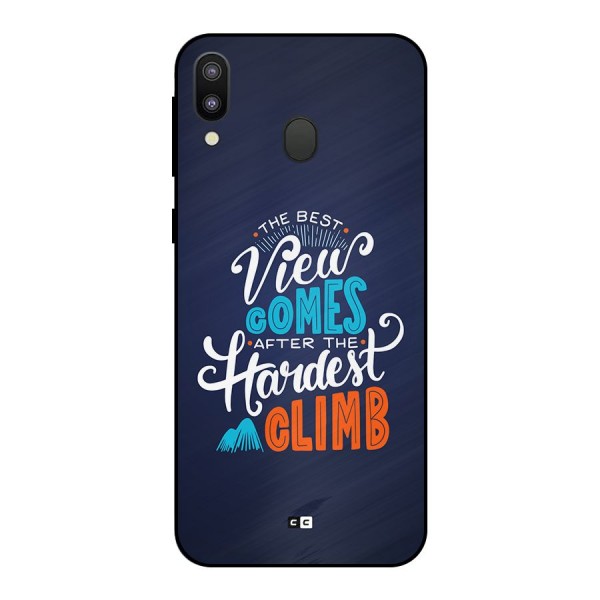 Hardest Climb Metal Back Case for Galaxy M20