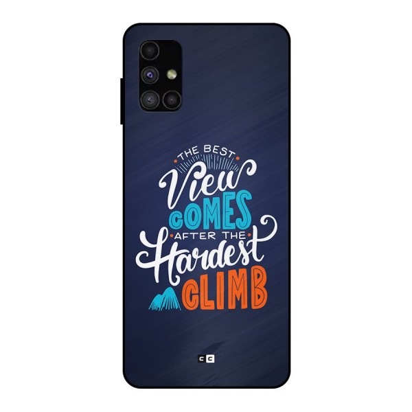 Hardest Climb Metal Back Case for Galaxy M51