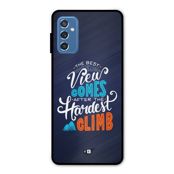 Hardest Climb Metal Back Case for Galaxy M52 5G