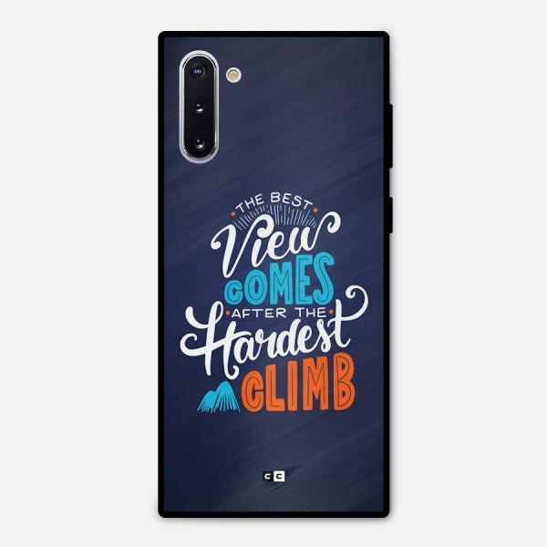 Hardest Climb Metal Back Case for Galaxy Note 10