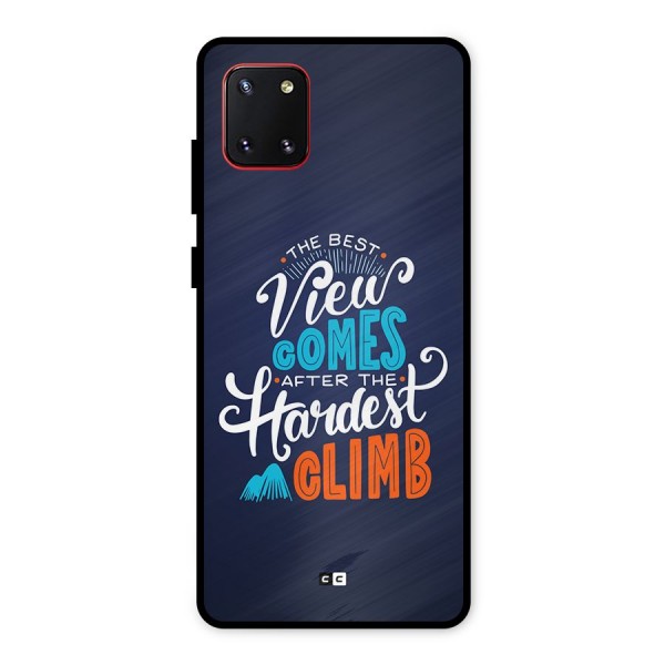 Hardest Climb Metal Back Case for Galaxy Note 10 Lite